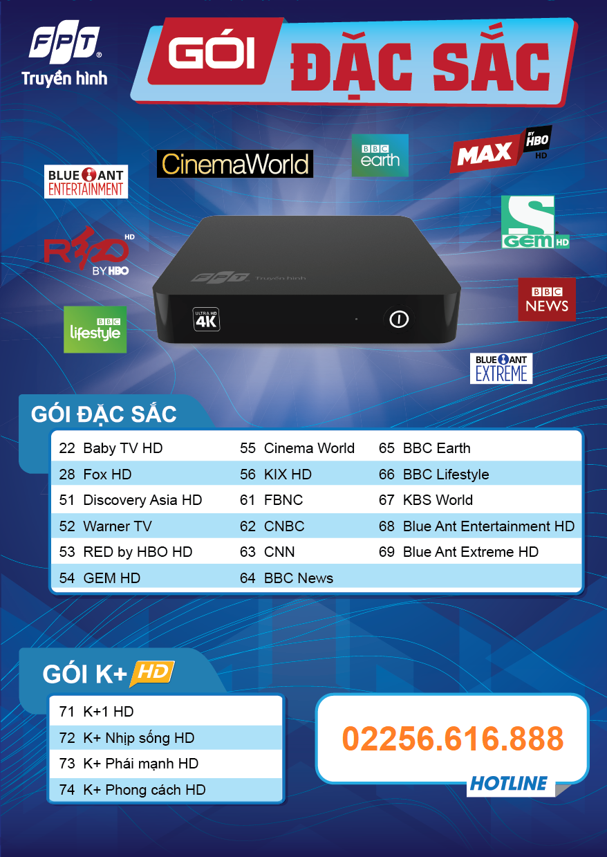 gói kênh mở rộng